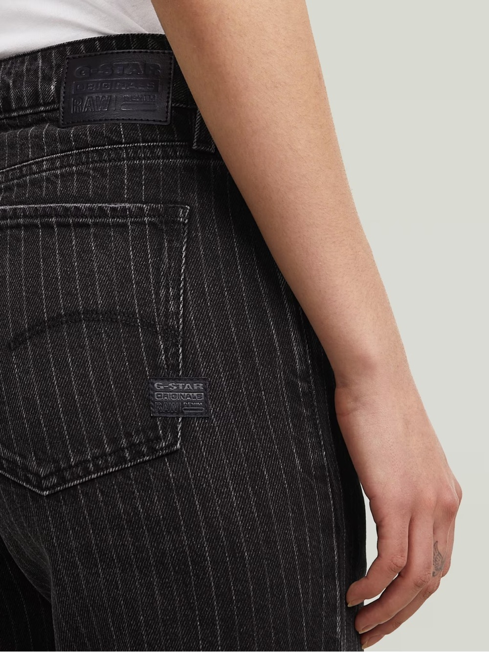 G-Star Bootcut Lasered Pinstripe Jeans - Picture 4 of 15